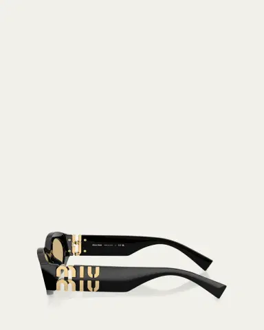 Miu Miu MU 11WS Acetate Oval Sunglasses | Thumbnail 6 Miu Miu MU 11WS Acetate Oval Sunglasses | Thumbnail 6