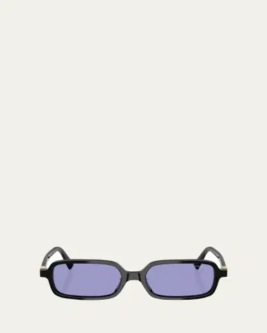 Miu Miu MU 11ZSF Acetate Rectangular Sunglasses | Thumbnail 4 Miu Miu MU 11ZSF Acetate Rectangular Sunglasses | Thumbnail 4