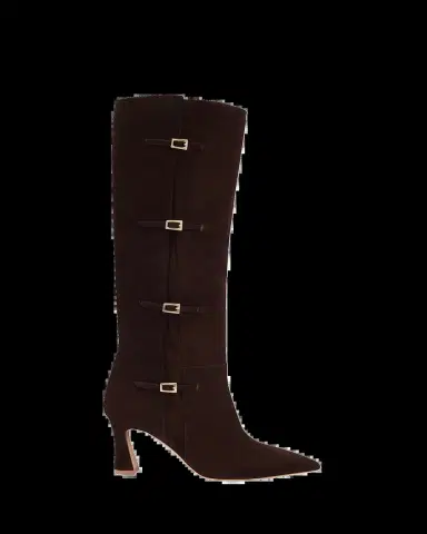 Malone Souliers Nolan Suede Quad-Buckle Knee Boots | Thumbnail 2 Malone Souliers Nolan Suede Quad-Buckle Knee Boots | Thumbnail 2