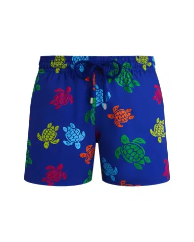 Vilebrequin Men Stretch Multicolor Turtle Swim Trunks | Thumbnail 1 Vilebrequin Men Stretch Multicolor Turtle Swim Trunks | Thumbnail 1