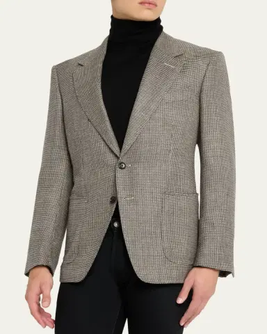 Tom Ford Men's Single-Breasted Sport Coat | Thumbnail 4 Tom Ford Men's Single-Breasted Sport Coat | Thumbnail 4