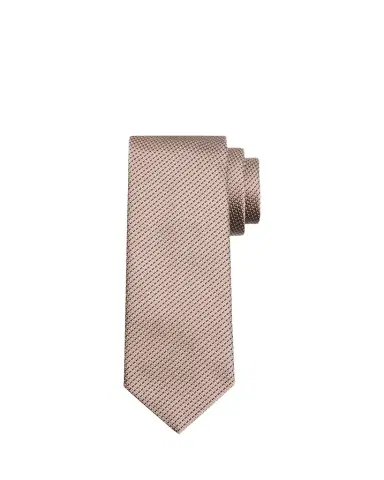 Brioni Men's Micro-Neat Silk and Cotton Jacquard Tie | Thumbnail 1 Brioni Men's Micro-Neat Silk and Cotton Jacquard Tie | Thumbnail 1
