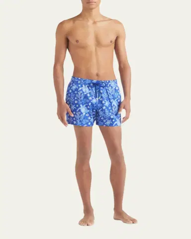 Vilebrequin Men's Stretch X-Ray Turtles Swim Trunks | Thumbnail 2 Vilebrequin Men's Stretch X-Ray Turtles Swim Trunks | Thumbnail 2