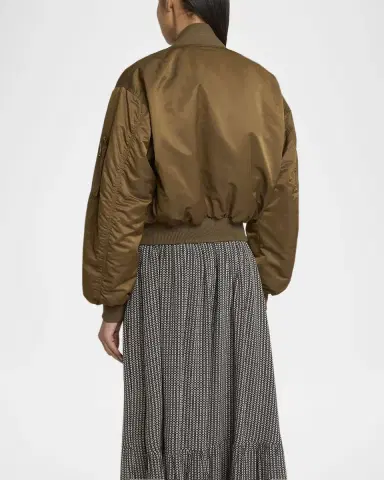 Chloé V-Neck Bomber Jacket | Thumbnail 2 Chloé V-Neck Bomber Jacket | Thumbnail 2