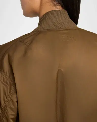 Chloé V-Neck Bomber Jacket | Thumbnail 4 Chloé V-Neck Bomber Jacket | Thumbnail 4