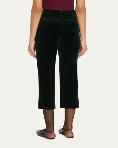 Saint Laurent Velvet Flare Trousers | Thumbnail 7 Saint Laurent Velvet Flare Trousers | Thumbnail 7
