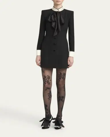 Valentino Garavani Rockoco Beaded Lace-Up Velvet Pumps | Thumbnail 3 Valentino Garavani Rockoco Beaded Lace-Up Velvet Pumps | Thumbnail 3
