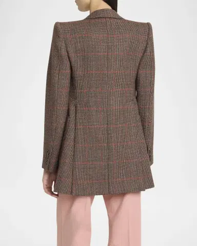 Chloé Plaid Single-Breasted Jacket | Thumbnail 2 Chloé Plaid Single-Breasted Jacket | Thumbnail 2
