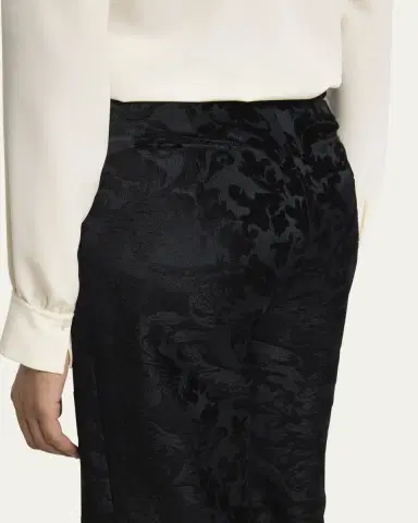 Chloé Baroque Jacquard Flare Ankle Pants | Thumbnail 5 Chloé Baroque Jacquard Flare Ankle Pants | Thumbnail 5