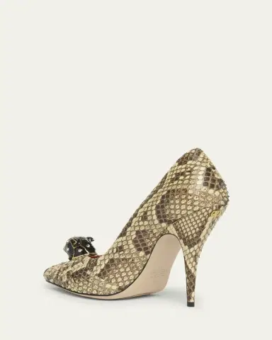 Valentino Garavani Pas de Chat Python Pumps | Thumbnail 9 Valentino Garavani Pas de Chat Python Pumps | Thumbnail 9