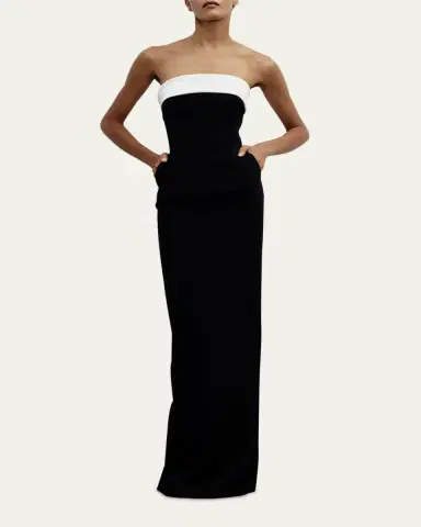 The New Arrivals by Ilkyaz Ozel Rhea Strapless Gown | Thumbnail 3 The New Arrivals by Ilkyaz Ozel Rhea Strapless Gown | Thumbnail 3
