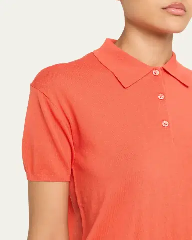 Kule The Farley Cotton-Silk Polo | Thumbnail 5 Kule The Farley Cotton-Silk Polo | Thumbnail 5