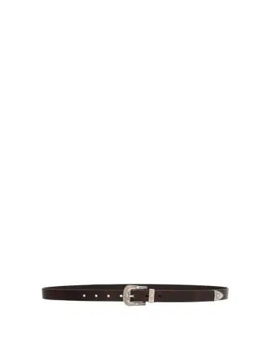 Brunello Cucinelli Men's Western Turquoise and Leather Belt | Thumbnail 1 Brunello Cucinelli Men's Western Turquoise and Leather Belt | Thumbnail 1