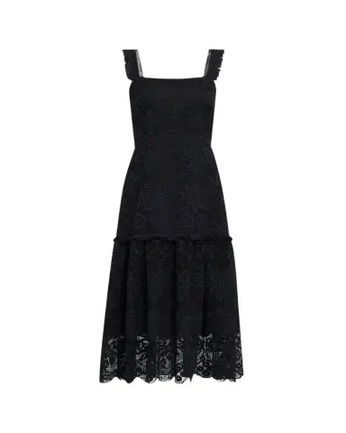 Kobi Halperin Mona Square-Neck Lace Midi Dress | Thumbnail 1 Kobi Halperin Mona Square-Neck Lace Midi Dress | Thumbnail 1