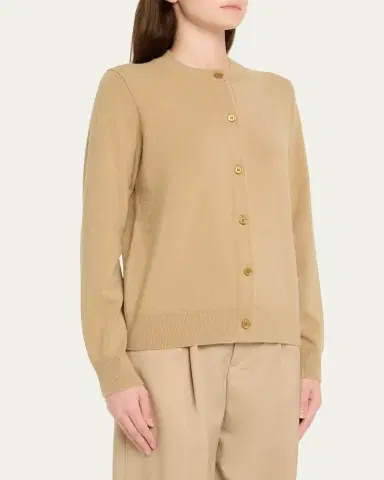 Burberry Cashmere Crewneck Cardigan | Thumbnail 4 Burberry Cashmere Crewneck Cardigan | Thumbnail 4