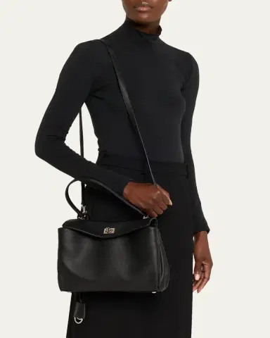 Balenciaga Rodeo Small Grained Leather Top-Handle Bag | Thumbnail 2 Balenciaga Rodeo Small Grained Leather Top-Handle Bag | Thumbnail 2