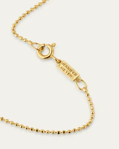 Jennifer Meyer 18K Large Diamond Open Clover Pendant Necklace | Thumbnail 3 Jennifer Meyer 18K Large Diamond Open Clover Pendant Necklace | Thumbnail 3