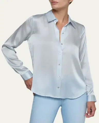 L'AGENCE Tyler Long-Sleeve Blouse | Thumbnail 9 L'AGENCE Tyler Long-Sleeve Blouse | Thumbnail 9