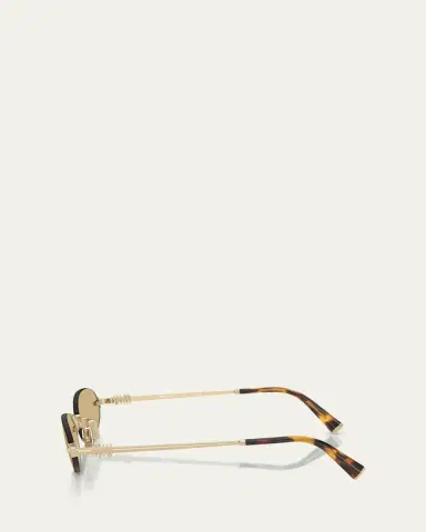 Miu Miu MU A54S Metal Oval Sunglasses | Thumbnail 6 Miu Miu MU A54S Metal Oval Sunglasses | Thumbnail 6