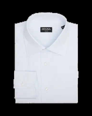 Zegna Men's Trecapi Cotton Grid Check Dress Shirt | Thumbnail 2 Zegna Men's Trecapi Cotton Grid Check Dress Shirt | Thumbnail 2