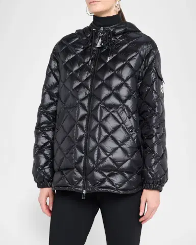 Moncler Short Padded Down Jacket | Thumbnail 3 Moncler Short Padded Down Jacket | Thumbnail 3