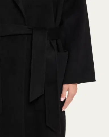 Nanushka Alamo Wool-Blend Long Wrap Coat | Thumbnail 5 Nanushka Alamo Wool-Blend Long Wrap Coat | Thumbnail 5