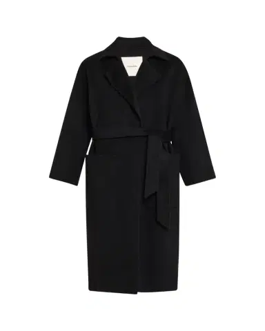 Nanushka Alamo Wool-Blend Long Wrap Coat | Thumbnail 1 Nanushka Alamo Wool-Blend Long Wrap Coat | Thumbnail 1