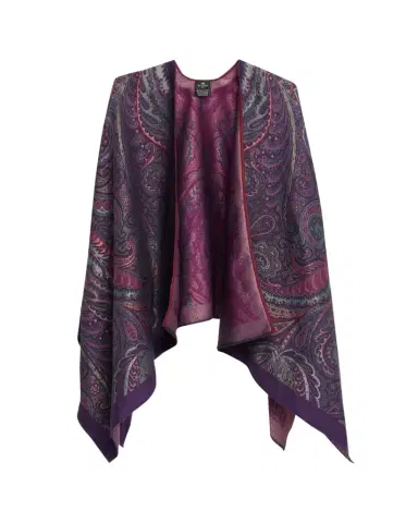 Etro Wool-Blend Jacquard Cape | Thumbnail 1 Etro Wool-Blend Jacquard Cape | Thumbnail 1