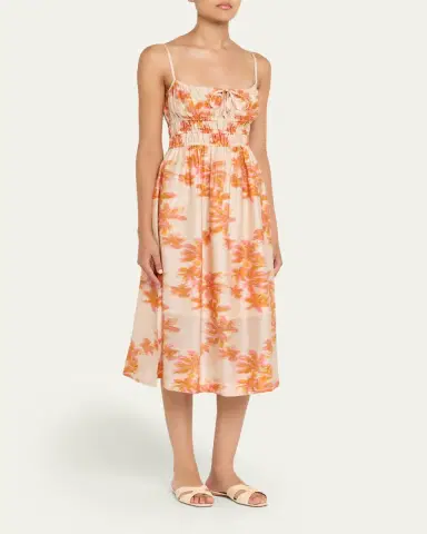 Hannah Artwear Yolanda Mangrove Midi Dress | Thumbnail 4 Hannah Artwear Yolanda Mangrove Midi Dress | Thumbnail 4