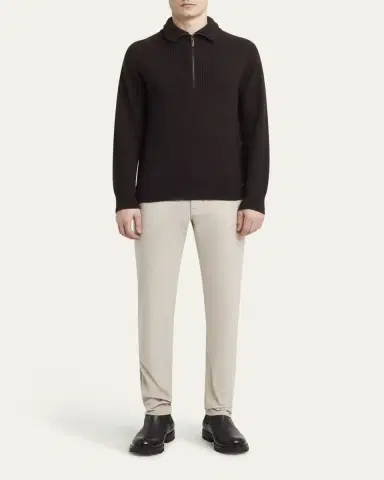 Brioni Men's Micro-Corduroy Slim Five-Pocket Pants | Thumbnail 2 Brioni Men's Micro-Corduroy Slim Five-Pocket Pants | Thumbnail 2