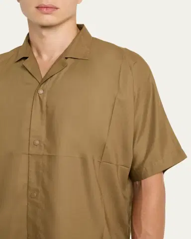 IM MEN Men's Short-Sleeve Compact Shirt | Thumbnail 5 IM MEN Men's Short-Sleeve Compact Shirt | Thumbnail 5