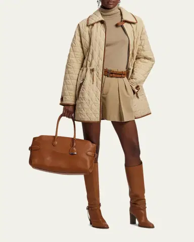 Ralph Lauren Collection Sherri Wool Trench Shorts | Thumbnail 2 Ralph Lauren Collection Sherri Wool Trench Shorts | Thumbnail 2