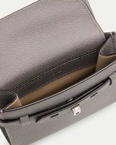 Valextra Men's Brera B-Tracollina Slim Crossbody Bag | Thumbnail 4 Valextra Men's Brera B-Tracollina Slim Crossbody Bag | Thumbnail 4