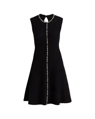 Rickie Freeman for Teri Jon Sleeveless Beaded Metallic Knit Dress | Thumbnail 1 Rickie Freeman for Teri Jon Sleeveless Beaded Metallic Knit Dress | Thumbnail 1