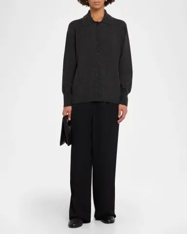 THE ROW Lillia Cashmere Collared Cardigan | Thumbnail 11 THE ROW Lillia Cashmere Collared Cardigan | Thumbnail 11