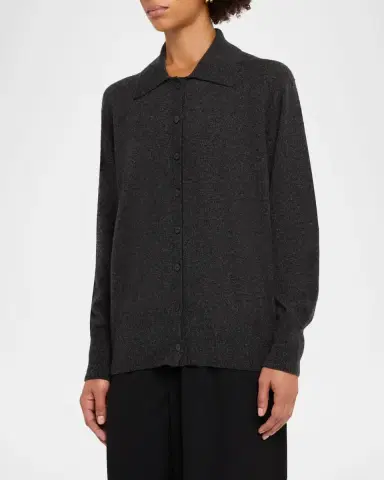 THE ROW Lillia Cashmere Collared Cardigan | Thumbnail 13 THE ROW Lillia Cashmere Collared Cardigan | Thumbnail 13