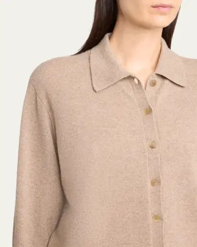 THE ROW Lillia Cashmere Collared Cardigan | Thumbnail 9 THE ROW Lillia Cashmere Collared Cardigan | Thumbnail 9