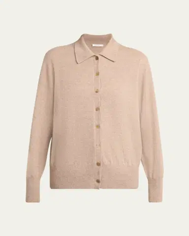 THE ROW Lillia Cashmere Collared Cardigan | Thumbnail 10 THE ROW Lillia Cashmere Collared Cardigan | Thumbnail 10