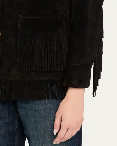 RE/DONE Suede Fringe Jacket | Thumbnail 5 RE/DONE Suede Fringe Jacket | Thumbnail 5