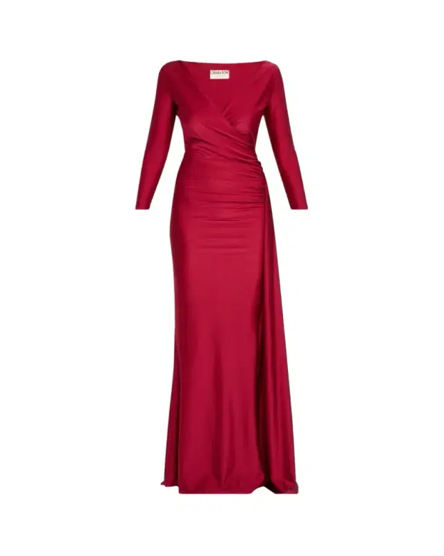 Koly Draped Surplice Jersey Gown Koly Draped Surplice Jersey Gown