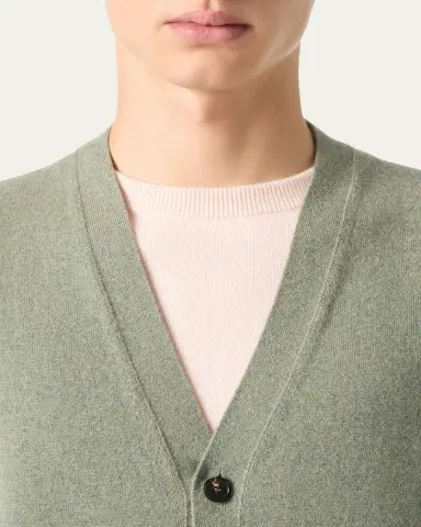 Loro Piana Men's Baby Cashmere Knit Classic-Fit Vest | Thumbnail 5 Loro Piana Men's Baby Cashmere Knit Classic-Fit Vest | Thumbnail 5
