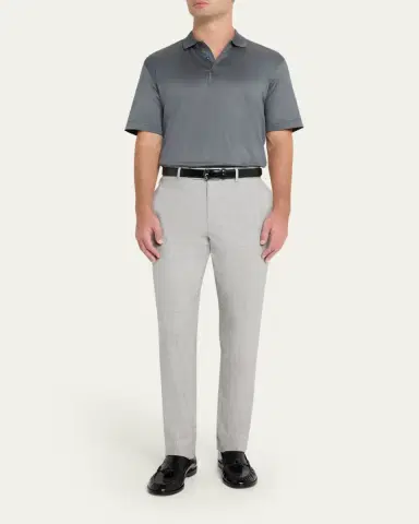 Charvet Men's Cotton Jersey Polo Shirt | Thumbnail 2 Charvet Men's Cotton Jersey Polo Shirt | Thumbnail 2