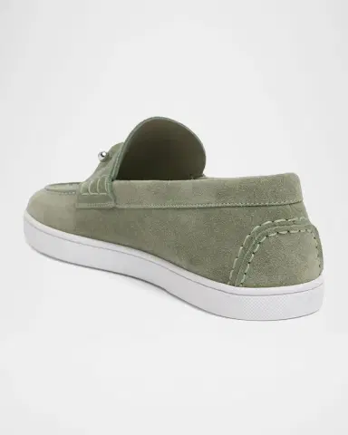 Christian Louboutin Men's Chambeliboat Nubuck Boat Shoes | Thumbnail 11 Christian Louboutin Men's Chambeliboat Nubuck Boat Shoes | Thumbnail 11