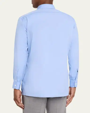 Charvet Men's Cotton Point-Collar Dress Shirt | Thumbnail 3 Charvet Men's Cotton Point-Collar Dress Shirt | Thumbnail 3