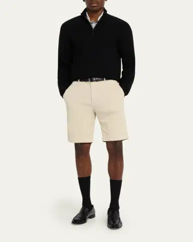 Ralph Lauren Purple Label Piqué-Knit Wool Quarter-Zip Sweater | Thumbnail 2 Ralph Lauren Purple Label Piqué-Knit Wool Quarter-Zip Sweater | Thumbnail 2