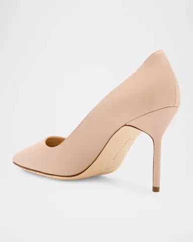 Manolo Blahnik 90mm BB Leather Pumps | Thumbnail 3 Manolo Blahnik 90mm BB Leather Pumps | Thumbnail 3