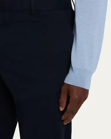 ZEGNA Men's Slim Flat-Front Pants | Thumbnail 5 ZEGNA Men's Slim Flat-Front Pants | Thumbnail 5