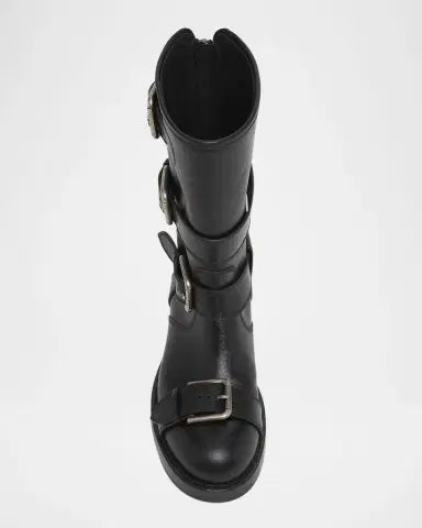 Dolce & Gabbana Leather Buckle Ankle Boots | Thumbnail 5 Dolce & Gabbana Leather Buckle Ankle Boots | Thumbnail 5