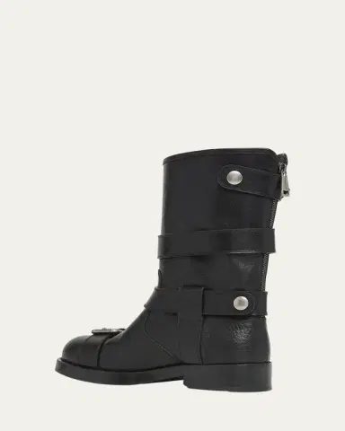 Dolce & Gabbana Leather Buckle Ankle Boots | Thumbnail 9 Dolce & Gabbana Leather Buckle Ankle Boots | Thumbnail 9