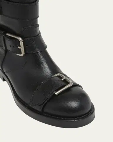 Dolce & Gabbana Leather Buckle Ankle Boots | Thumbnail 10 Dolce & Gabbana Leather Buckle Ankle Boots | Thumbnail 10
